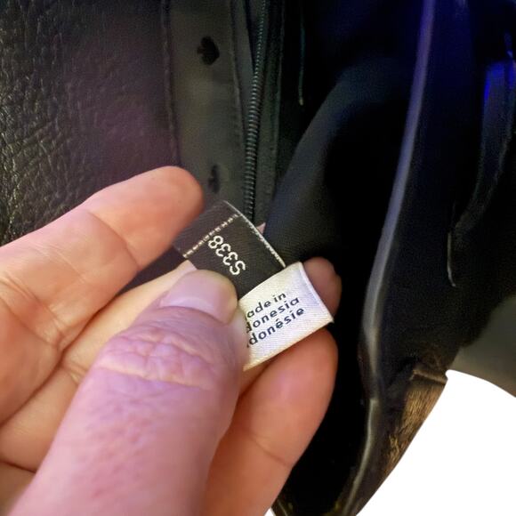 Kate Spade New York Black Pebbled Leather Backpack - Picture 7 of 10